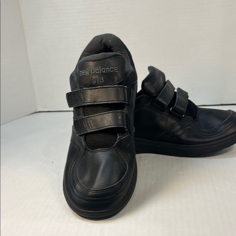New Balance 813 Black Sneakers with Velcro Straps